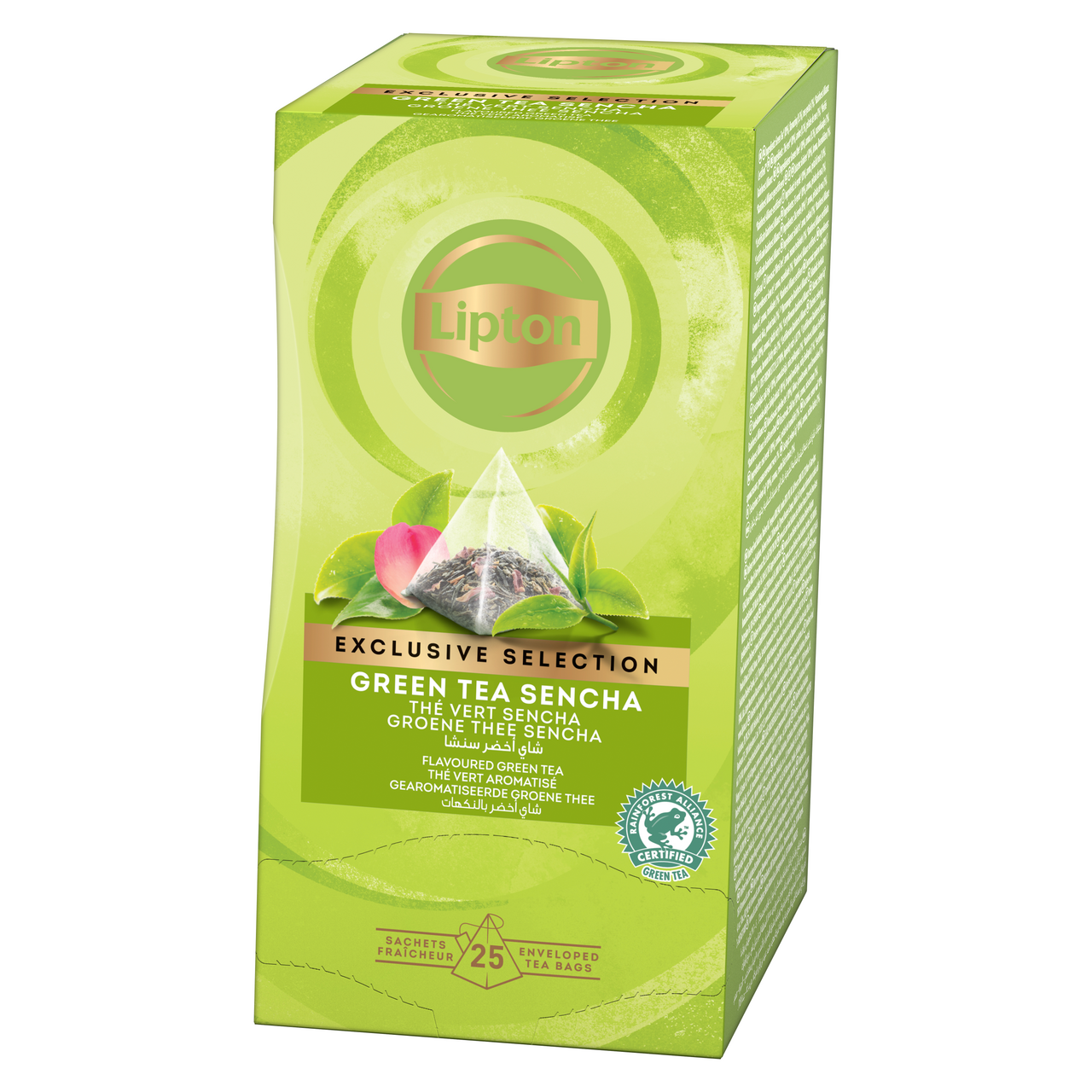 Lipton Exclusive Selection Sencha zelený čaj 25 ks