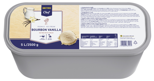 METRO Chef Zmrzlina Vanilla Bourbon mraž. 5 l